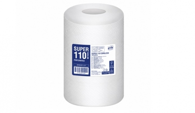 Ruloninis rankų popierius Grite Super 110 Coreless, 1 sluoksnio, 110 metrų ilgio